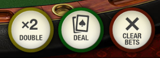 Screenshot of Blackjack Surrender deal options